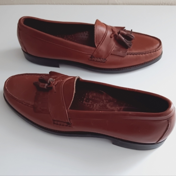 Bostonian for Robert Shiffler| Mens Brown Leather Loafer sz 11 Academia main image 4